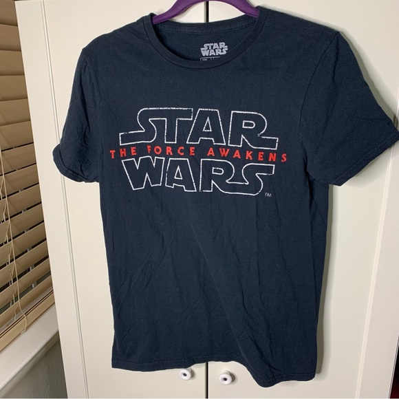 Star Wars The Force Awakens Logo Graphic T-Shirt - Picture 1 of 9